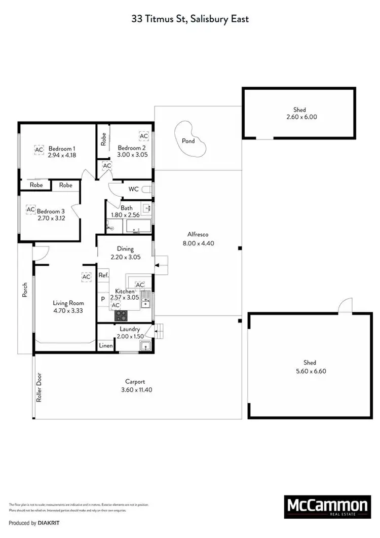 Floorplan of Homely house listing, 33 Titmus Avenue, Salisbury East SA 5109