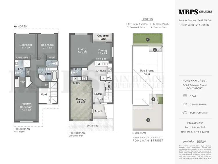 Floorplan of Homely townhouse listing, 5/105 Pohlman Street, Southport QLD 4215