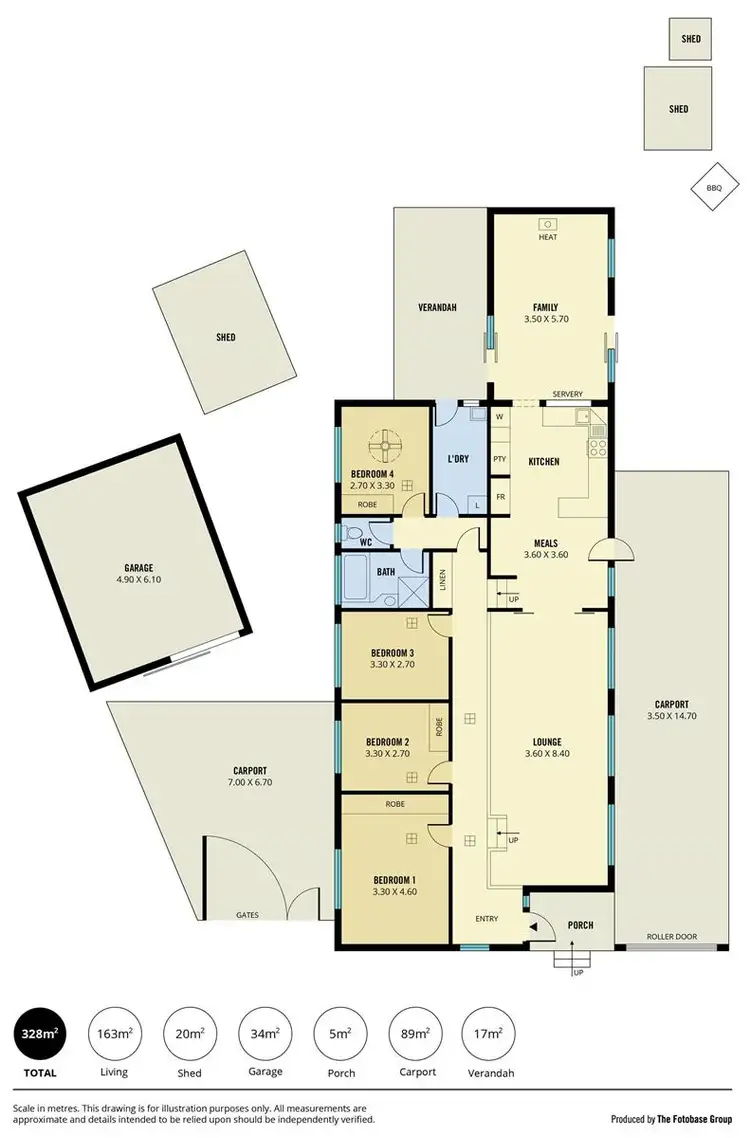 Floorplan of Homely house listing, 6 Chrysler Court, Salisbury Heights SA 5109