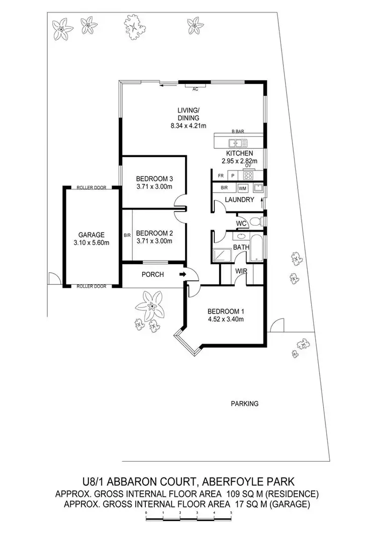 Floorplan of Homely house listing, 8/1 Abbaron Court, Aberfoyle Park SA 5159