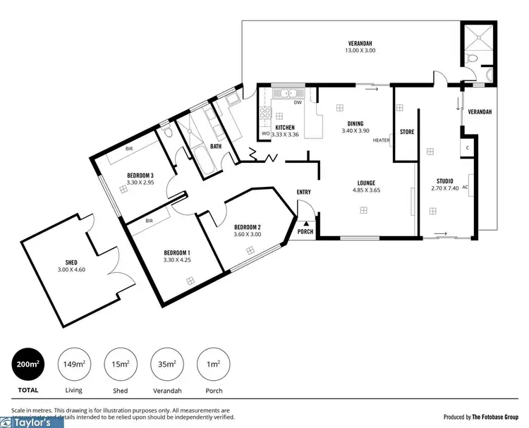 Floorplan of Homely house listing, 10 Fenden Road, Salisbury SA 5108