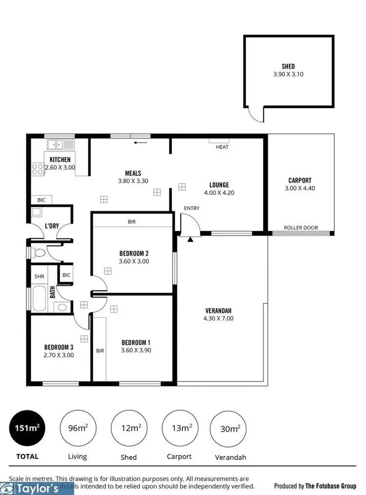 Floorplan of Homely house listing, 7 Beck Court, Paralowie SA 5108