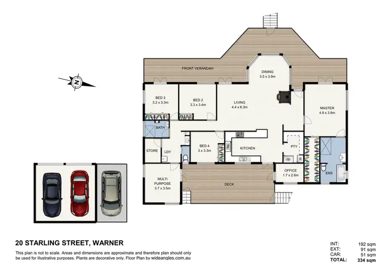 Floorplan of Homely house listing, 20 Starling Street, Warner QLD 4500