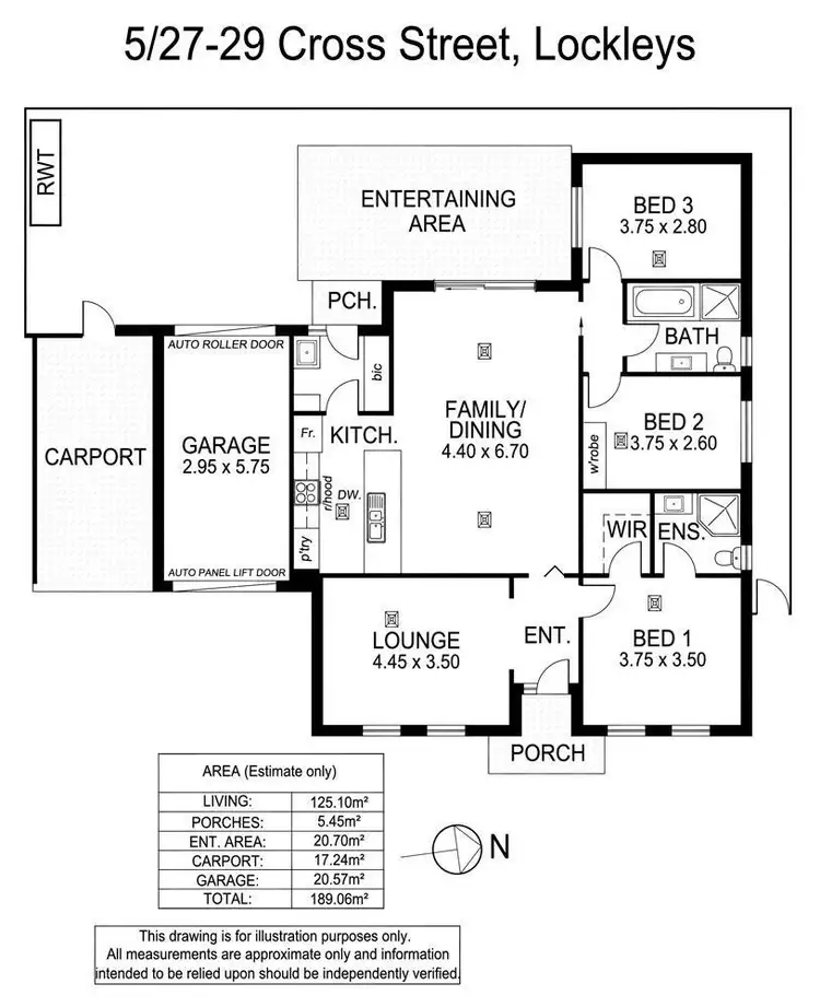 Floorplan of Homely house listing, 5/27-29 Cross Street, Lockleys SA 5032