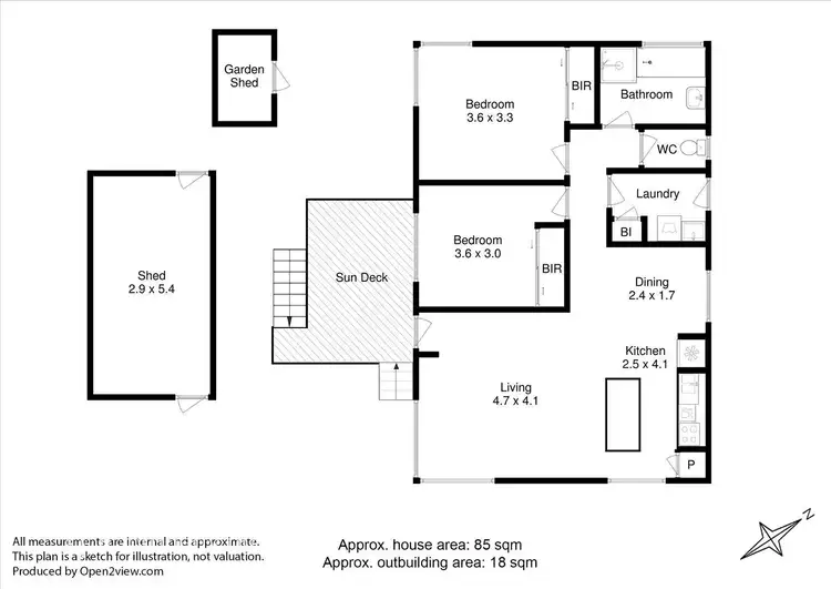 Floorplan of Homely house listing, 34 Tingira Road, Blackmans Bay TAS 7052