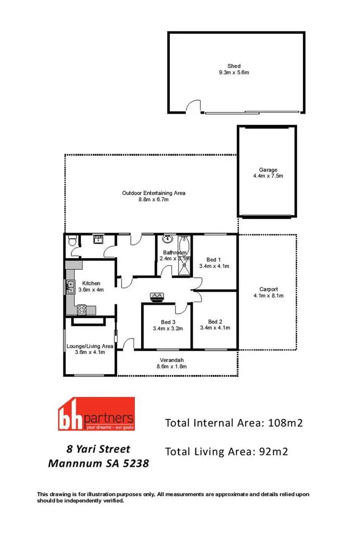 Floorplan of Homely house listing, 8 Yari Street, Mannum SA 5238