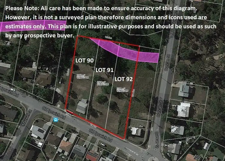 Floorplan of Homely land listing, LOT 92/192b Old Ipswich Road, Riverview QLD 4303
