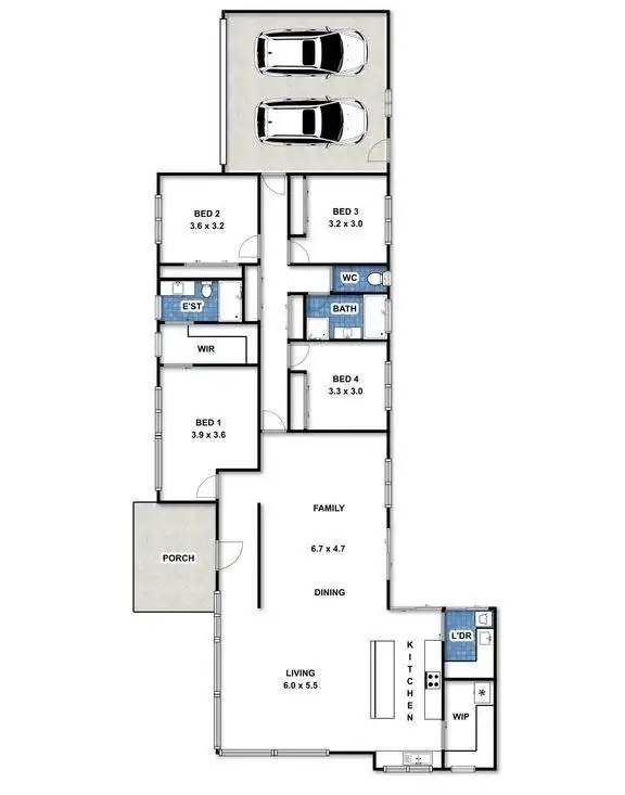 Floorplan of Homely house listing, 36 Weerana Way, Lara VIC 3212