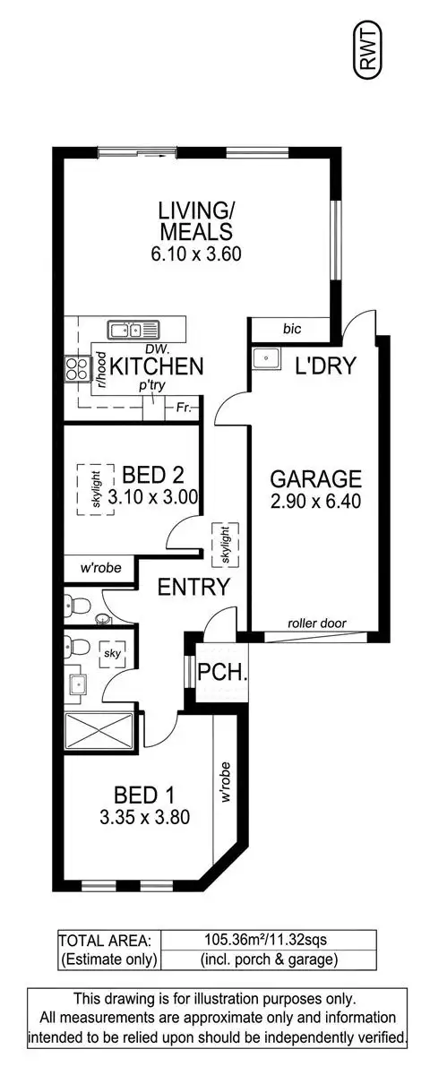 Floorplan of Homely house listing, 53b Limbert Avenue, Seacombe Gardens SA 5047