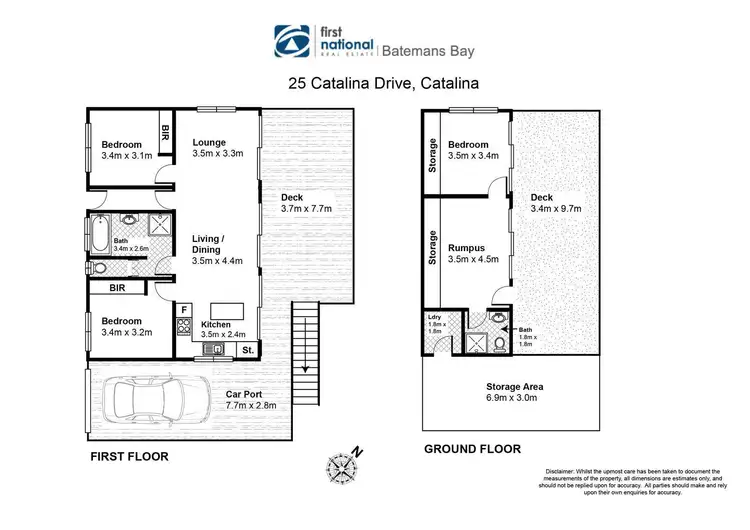 Floorplan of Homely house listing, 25 Catalina Drive, Catalina NSW 2536