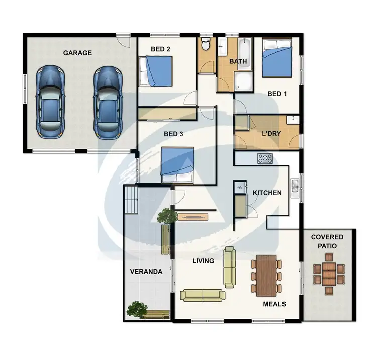 Floorplan of Homely house listing, 42 Belinda Crescent, Springwood QLD 4127