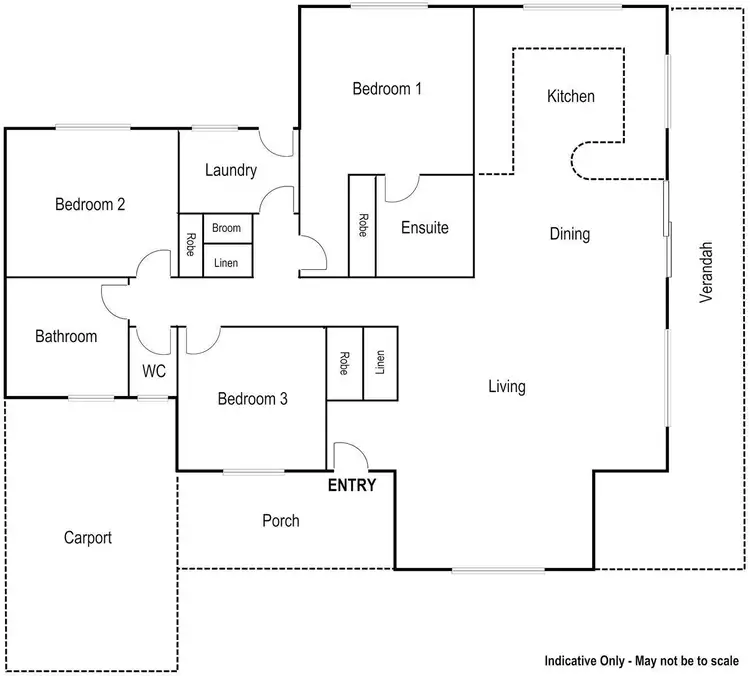 Floorplan of Homely unit listing, 2/3 Blain Street, Araluen NT 870