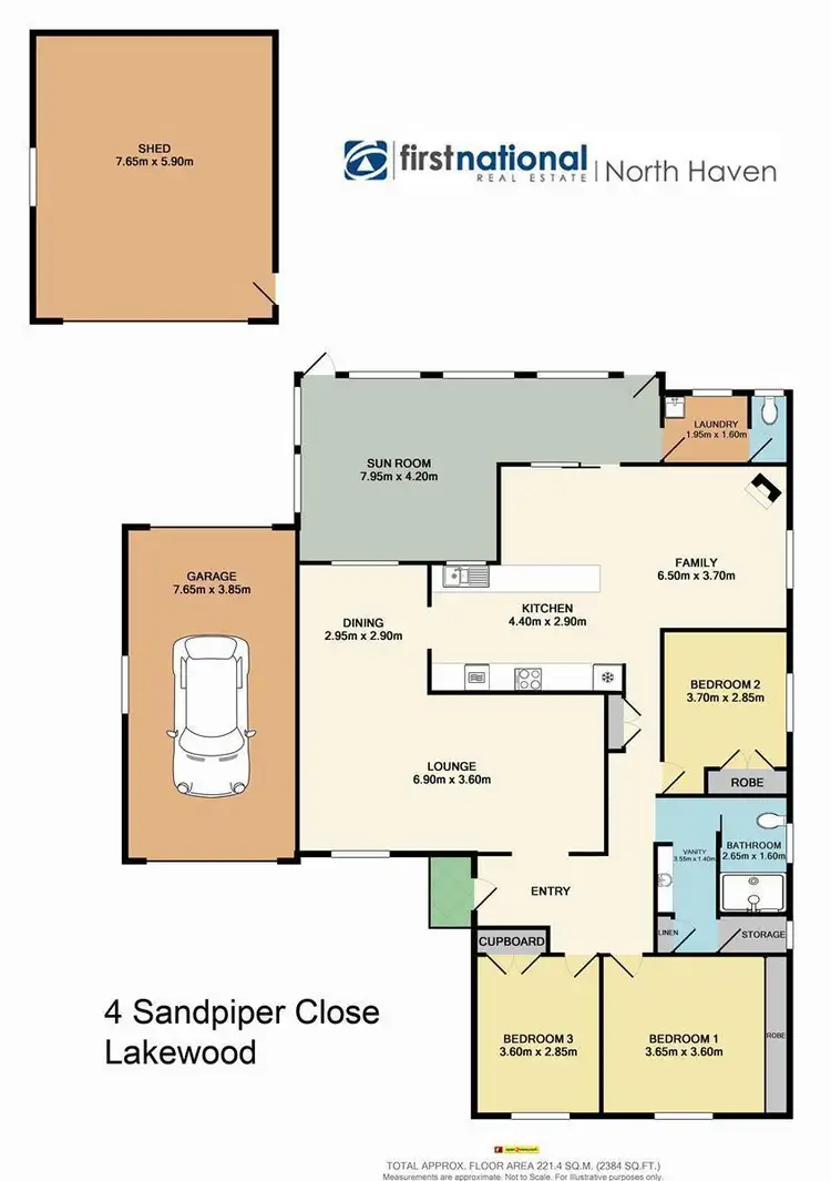 Floorplan of Homely house listing, 4 Sandpiper Close, Lakewood NSW 2443