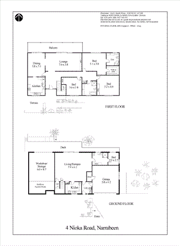 Floorplan of Homely house listing, 4 Nioka Road, Narrabeen NSW 2101