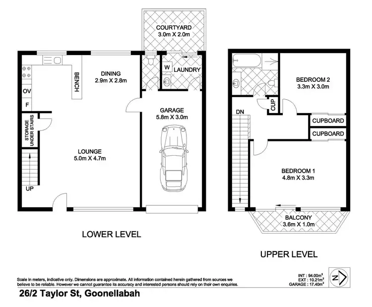 Floorplan of Homely unit listing, 26/2 Taylor Avenue, Goonellabah NSW 2480