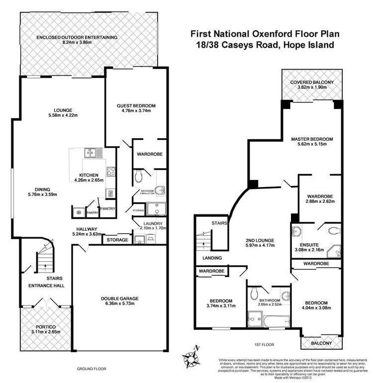 Floorplan of Homely house listing, 18/38 Caseys Road, Hope Island QLD 4212