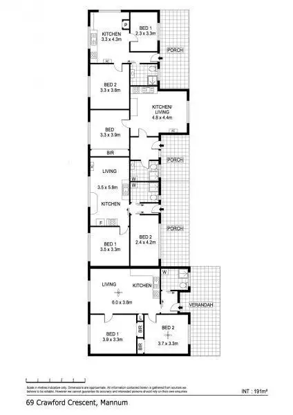 Floorplan of Homely house listing, 69 Crawford Crescent, Mannum SA 5238