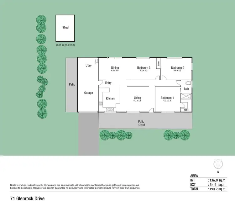 Floorplan of Homely house listing, 71 Glenrock Drive, Rasmussen QLD 4815