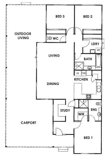 Floorplan of Homely house listing, 7 Durack Crescent, Broome WA 6725