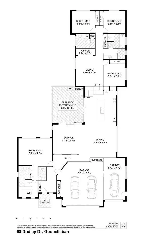 Floorplan of Homely house listing, 68 Dudley Drive, Goonellabah NSW 2480