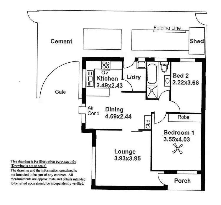 Floorplan of Homely unit listing, 1/19 Henry Street, Plympton SA 5038