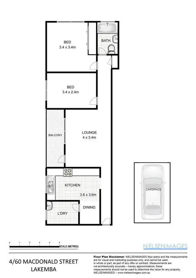 Floorplan of Homely apartment listing, 4/60 Macdonald Street, Lakemba NSW 2195