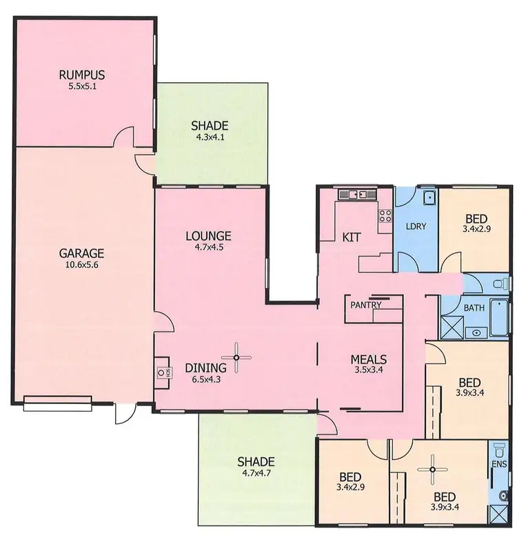 Floorplan of Homely house listing, 3 Williams Grove, Murray Bridge SA 5253