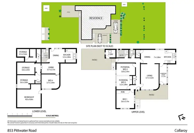 Floorplan of Homely house listing, 853 Pittwater Road (Cnr Westmoreland Avenue), Collaroy NSW 2097