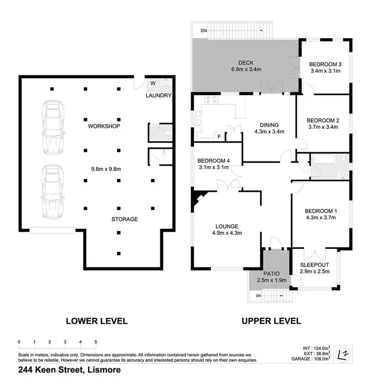 Floorplan of Homely house listing, 244 Keen Street, Girards Hill NSW 2480