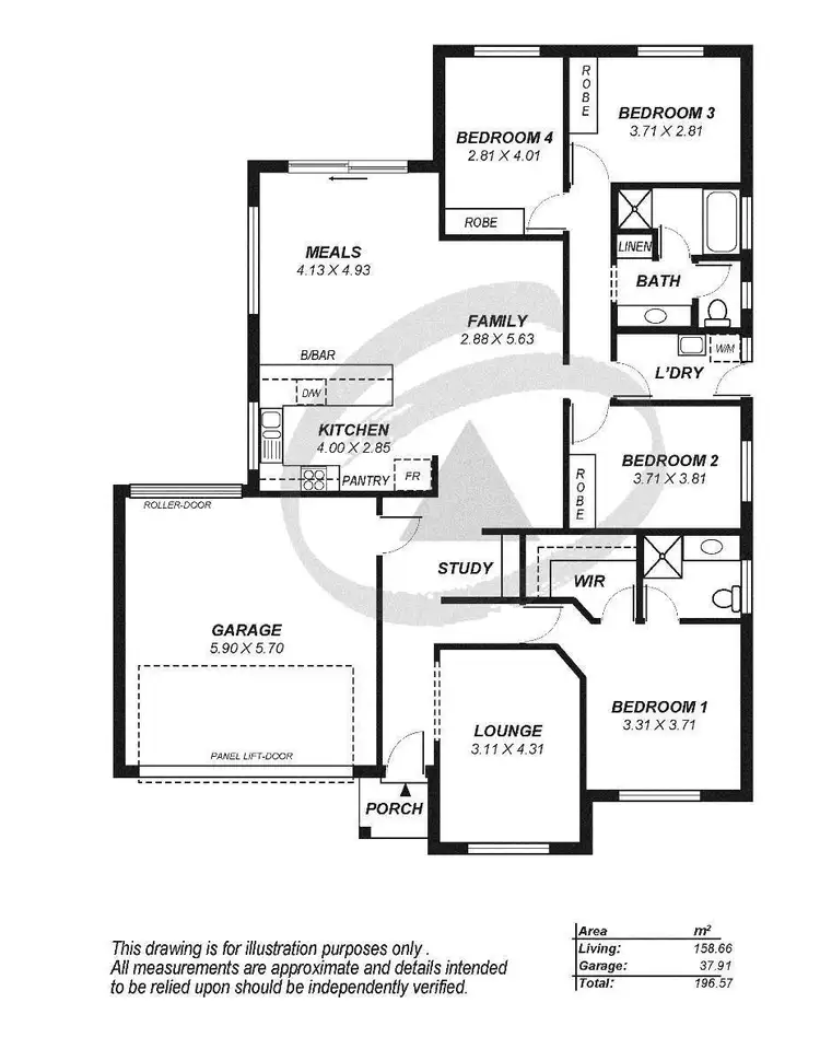Floorplan of Homely house listing, 6 Post Close, Mount Barker SA 5251