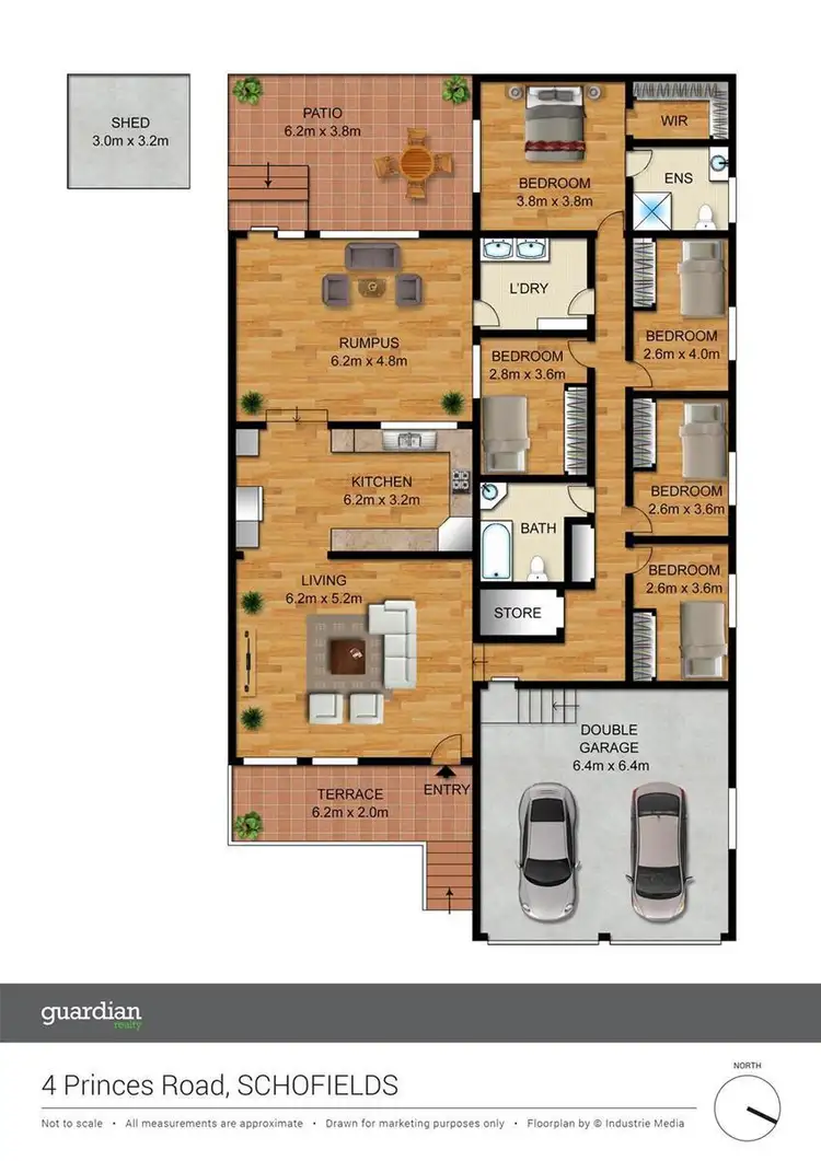 Floorplan of Homely house listing, 4 Princes Road, Schofields NSW 2762