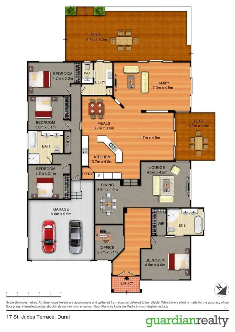 Floorplan of Homely house listing, 17 St Judes Terrace, Dural NSW 2158