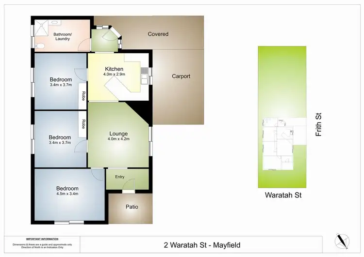 Floorplan of Homely house listing, 2 Waratah Street, Mayfield NSW 2304