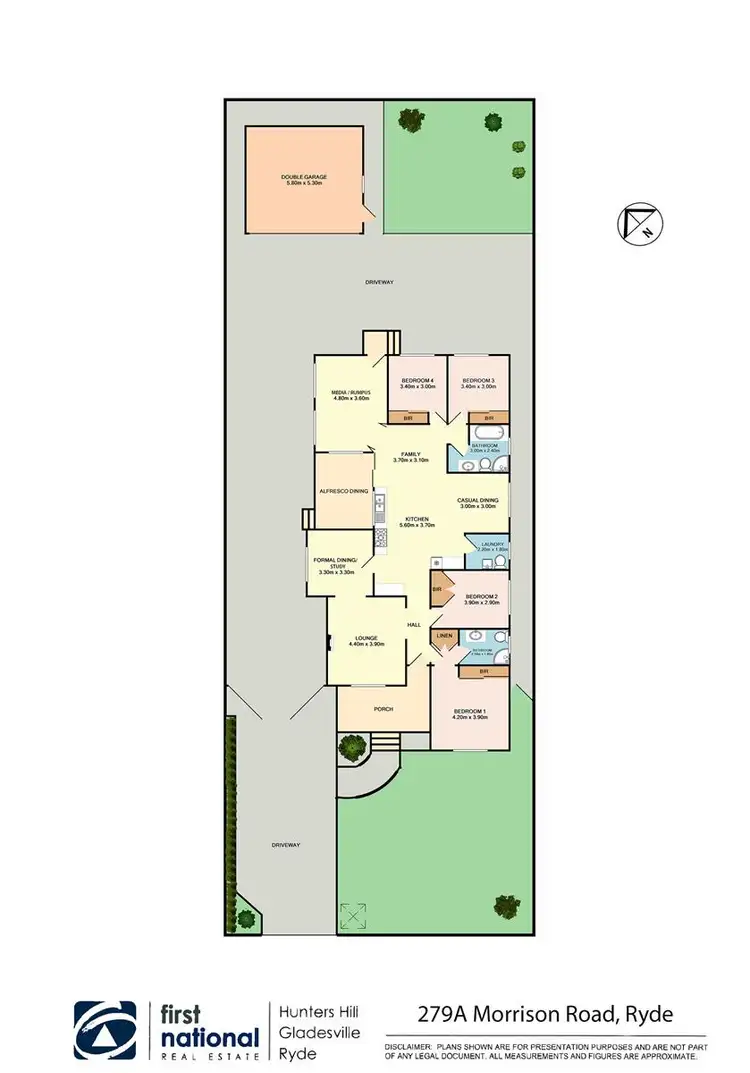 Floorplan of Homely house listing, 279A Morrison Road, Ryde NSW 2112