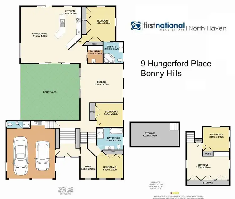 Floorplan of Homely house listing, 9 Hungerford Place, Bonny Hills NSW 2445