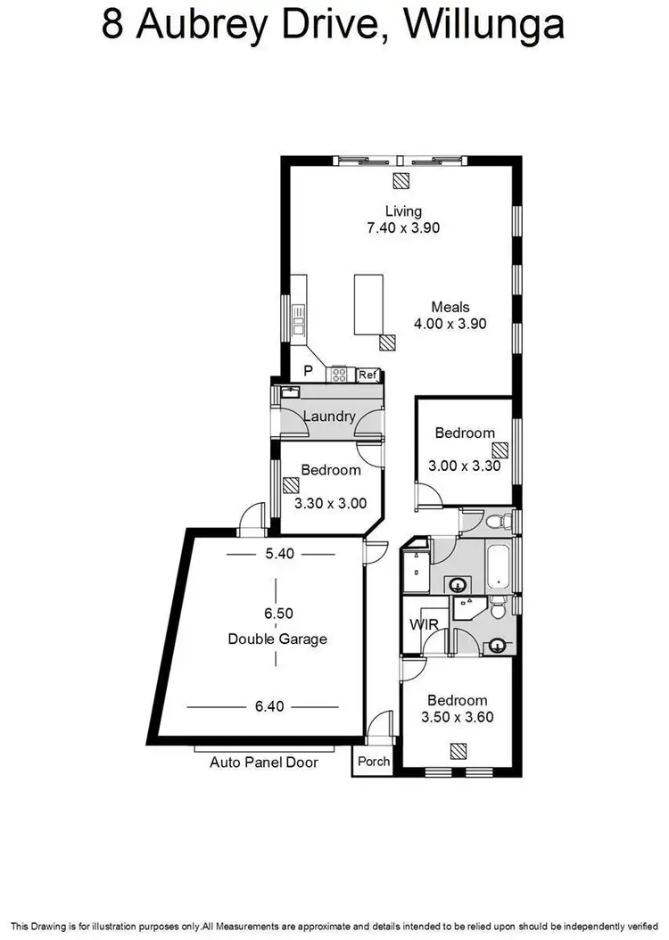 Floorplan of Homely house listing, 8 Aubrey Drive, Willunga SA 5172