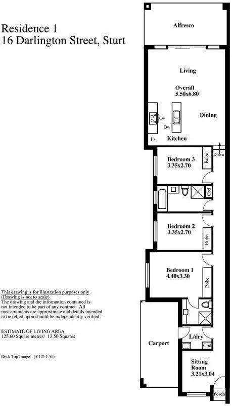 Floorplan of Homely house listing, 16 Darlington Street, Sturt SA 5047