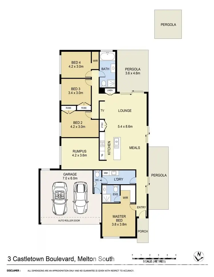 Floorplan of Homely house listing, 3 Castletown Boulevard, Weir Views VIC 3338