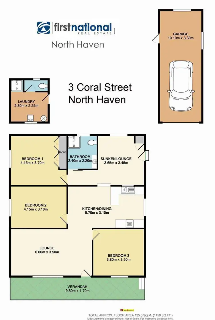 Floorplan of Homely house listing, 3 Coral Street, North Haven NSW 2443