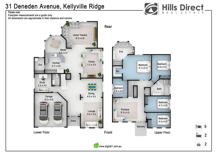 Floorplan of Homely house listing, 31 Deneden Avenue, Kellyville Ridge NSW 2155
