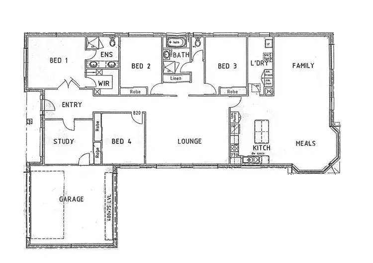 Floorplan of Homely house listing, 2 Lakeside Court, Harkness VIC 3337