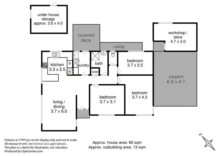 Floorplan of Homely house listing, 5659 Huon Highway, Waterloo TAS 7109