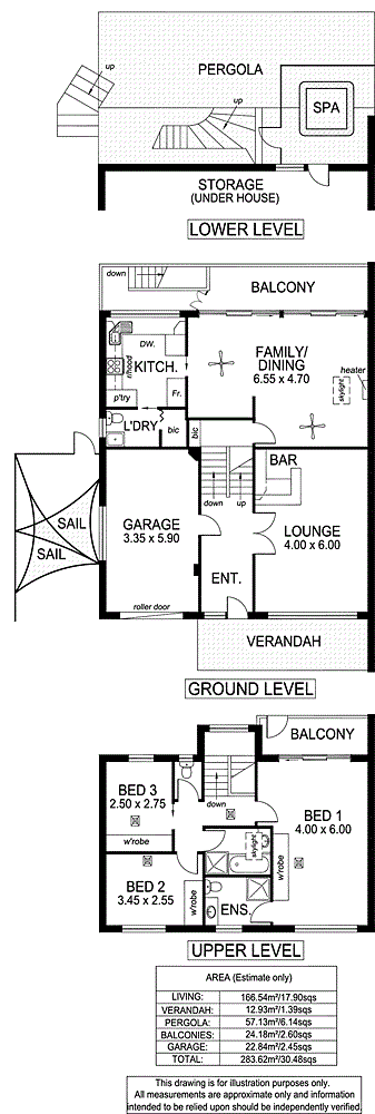 Floorplan of Homely house listing, 3 Glenwood Drive, Bellevue Heights SA 5050