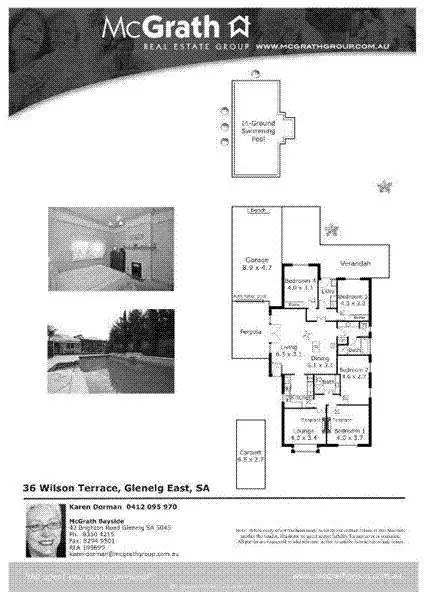 Floorplan of Homely house listing, 36 Wilson Terrace, Glenelg East SA 5045