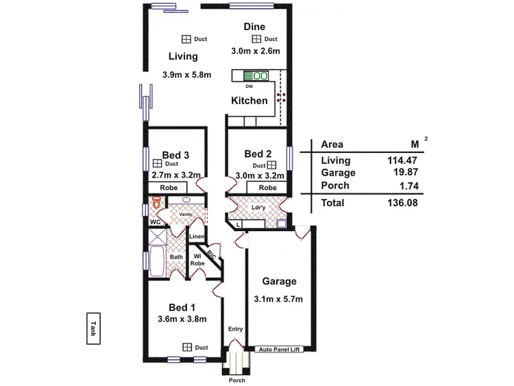 Floorplan of Homely house listing, 30 Barry Road, Oaklands Park SA 5046