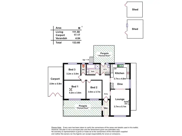 Floorplan of Homely house listing, 3 Reliance Road, Hallett Cove SA 5158