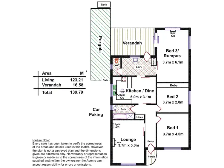 Floorplan of Homely house listing, 42A Abbeville Terrace, Marion SA 5043
