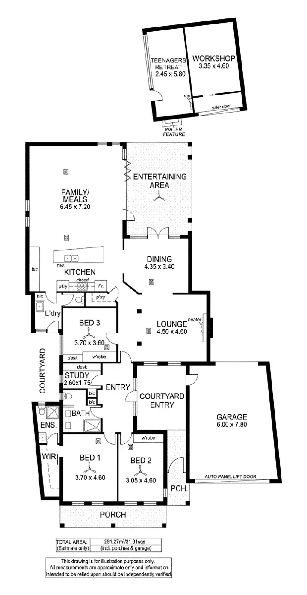 Floorplan of Homely house listing, 20 Maxwell Terrace, Glenelg East SA 5045