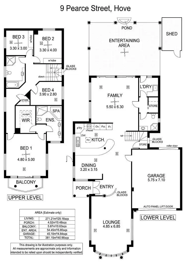 Floorplan of Homely house listing, 9 Pearce Street, Hove SA 5048