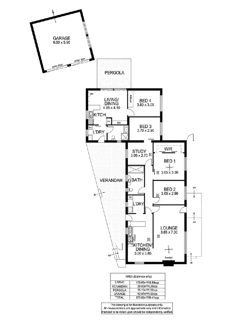 Floorplan of Homely house listing, 6 Ashmore Road, Bellevue Heights SA 5050